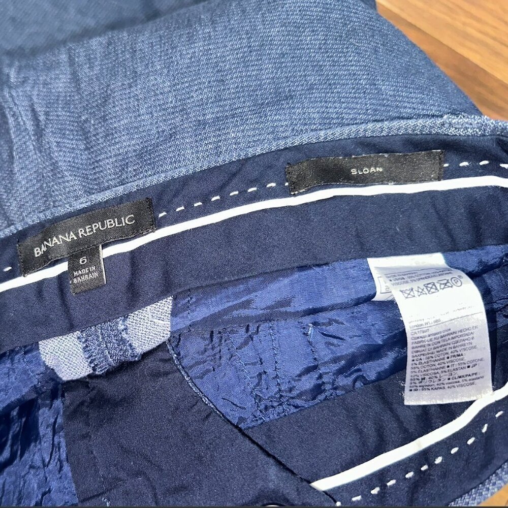 Blue Banana Republic Ankle Length Dress Pants - Size 6 Women's - Picture 6 of 6